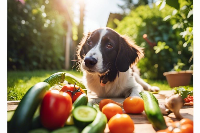 Can dogs eat cucumbers and tomatoes