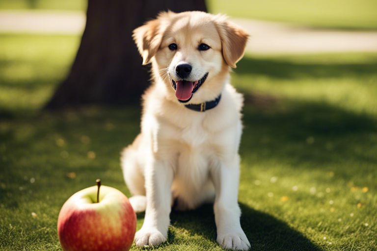 How much apple can a dog eat